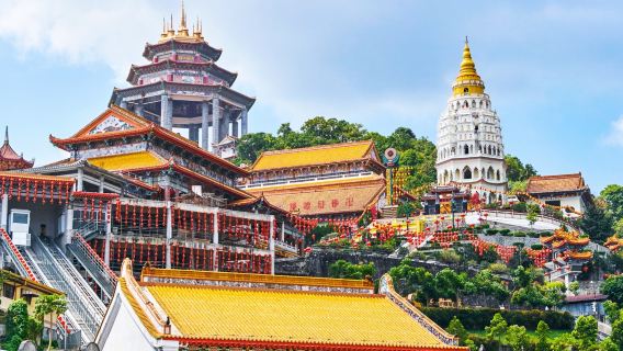 Penang Hill and (Fast) cable car Ticket + Kek Lok Si Temple Half Day Tour