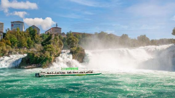 Neuhausen am Rheinfall: giro in barca alle cascate del Reno