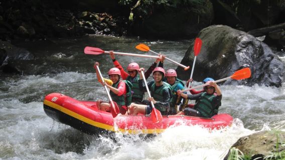 Chèo thuyền kayak trên sông Ayung 1.5 giờ [Bali - Chèo thuyền + Bữa trưa - Rừng nhiệt đới]