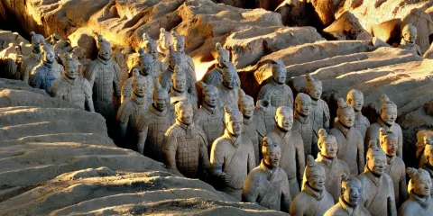 乘坐Zanbus巴士前往秦始皇帝陵博物院(兵馬俑)的行程,包含門票,去程時間為上午8:00/9:00。