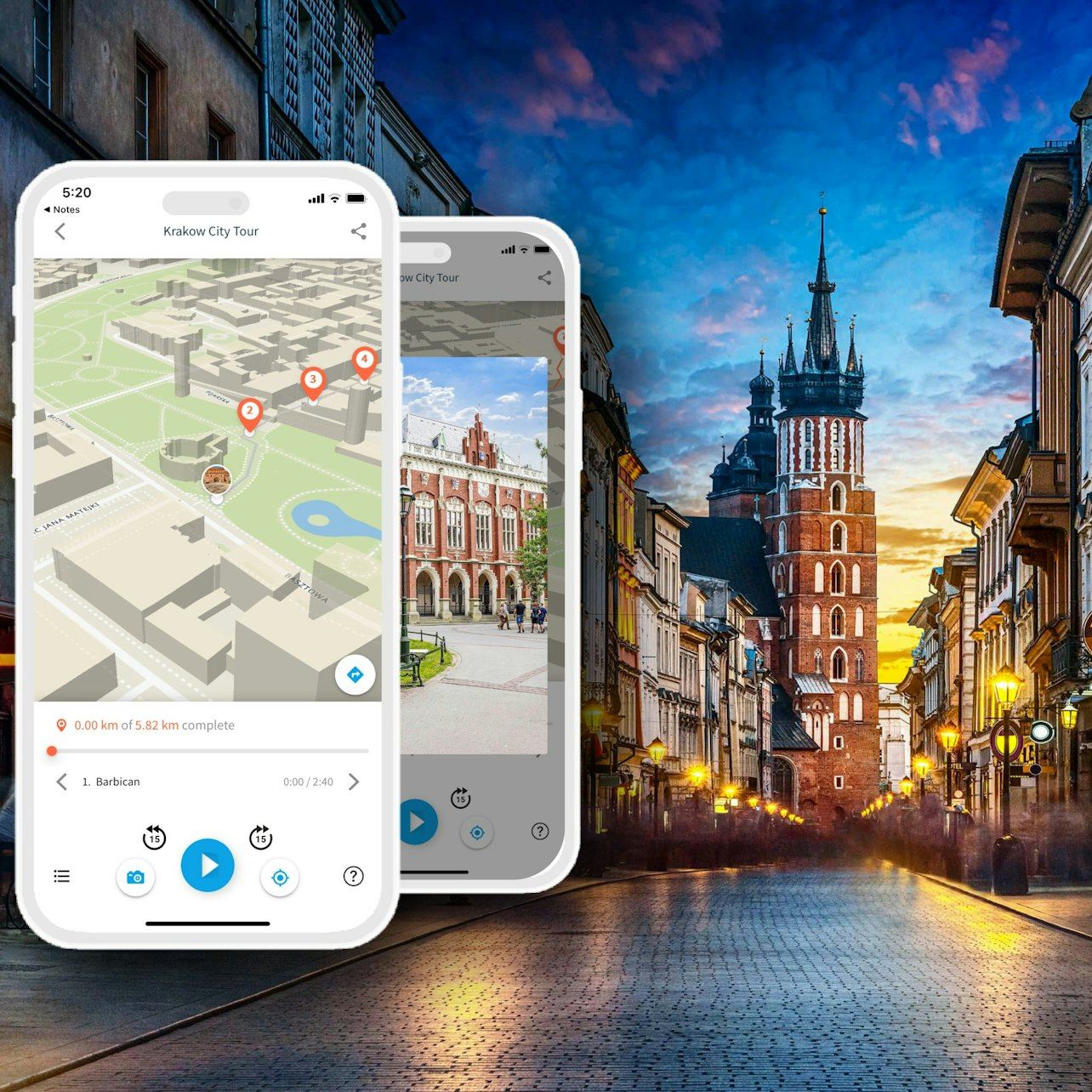 Cracovia: App audioguida di TouringBee