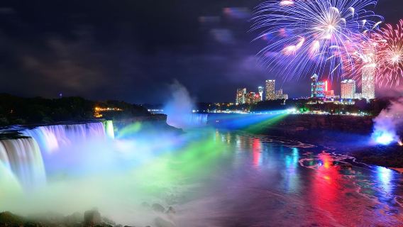 Tour giornaliero e serale alle Cascate del Niagara da Toronto con crociera in barca e cena (opzionale)
