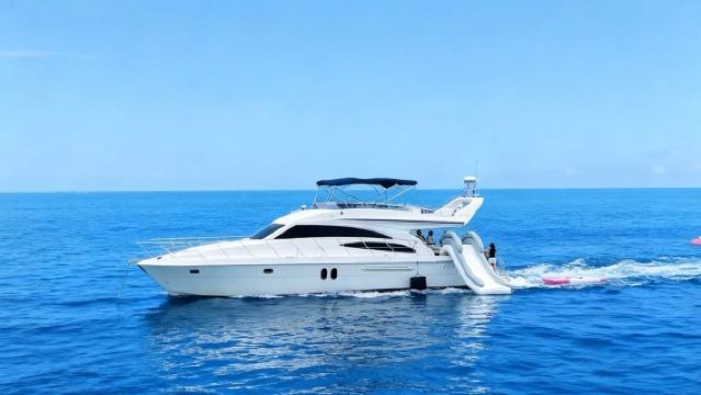 【香港遊艇租賃】65呎全新西式遊艇｜香港出海氛圍感滿滿～夜遊維港出海釣魚