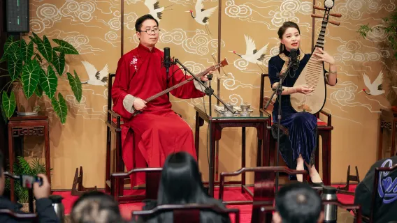 Suzhou Shendetang Teahouse per Pingtan (Elegante Melodia Jiangnan + Antica Dimora di Gusu + Esperienza Immersiva di Ascolto)