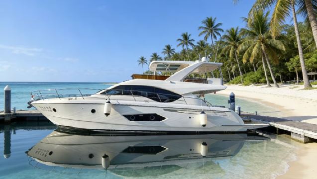 [Sewa Kapal Layar Persendirian di Teluk Qingshui, Lingshui] Kapal layar mewah tiga tingkat 53 kaki baru di Teluk Qingshui + sewa kapal persendirian untuk belayar