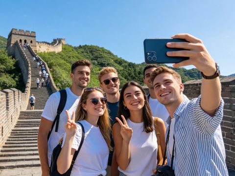 Perjalanan satu hari ke Tembok Besar Mutianyu Beijing + Kuil Surga [Bahasa Inggris/termasuk tiket ma