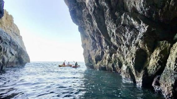 La Herradura: Kayaking and Snorkeling Sightseeing Tour. Maro-Cerro Gordo Natural Park.