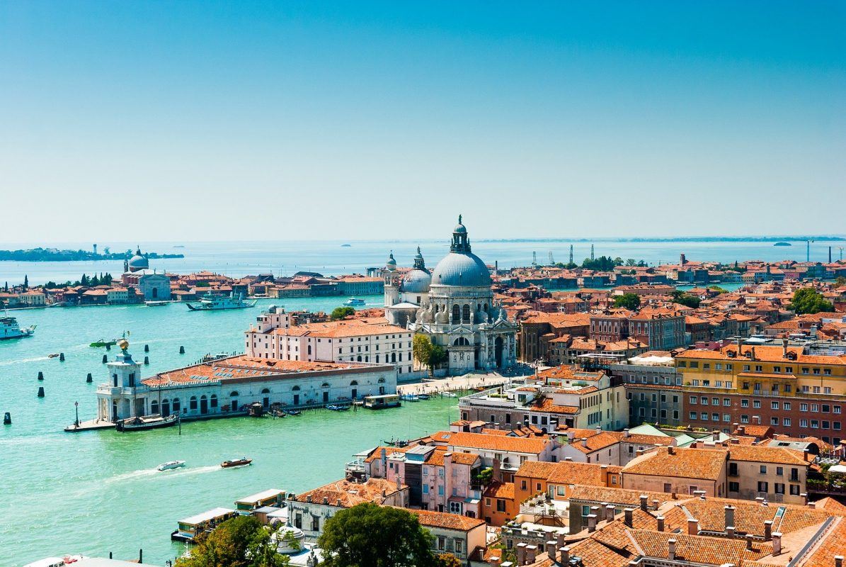 La Giudecca + Constitution Bridge + San Lazzaro degli Armeni + Lido di Venezia + Chiesa del Santissimo Redentore