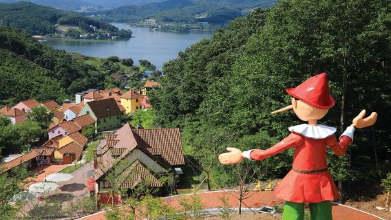 1-day tour to Nami Island + Petite France or Italian Village + Gangchon Rail Bike