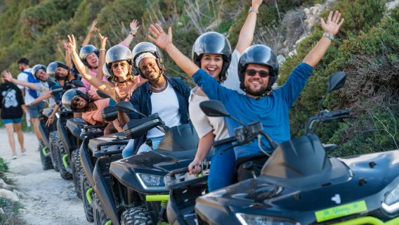 Gozo: Guided Quad Bike Ride + Transfers + Comino Boat Trip + Lunch