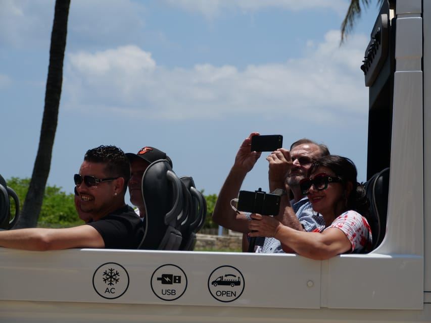 Miami Sightseeing Tour in a Convertible Bus