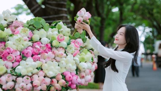 Buon Ma Thuot: servizio fotografico Ao Dai alla Pagoda o Walking Street