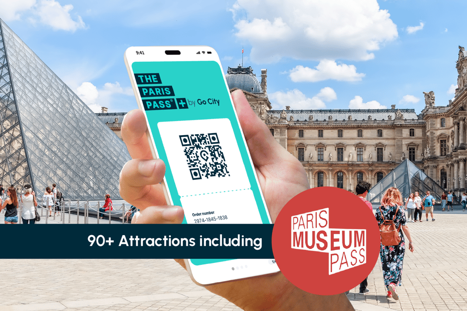 Paris Pass Plus: Tickets to Louvre, Eiffel Tower & 90+ more