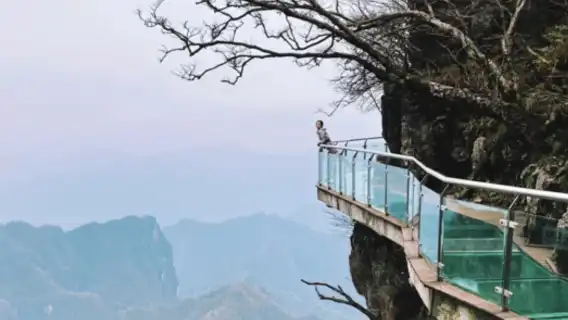 장자제 천문산 반나절 프라이빗 투어 + 유리 잔도 + 가이드 + 운전기사 픽업