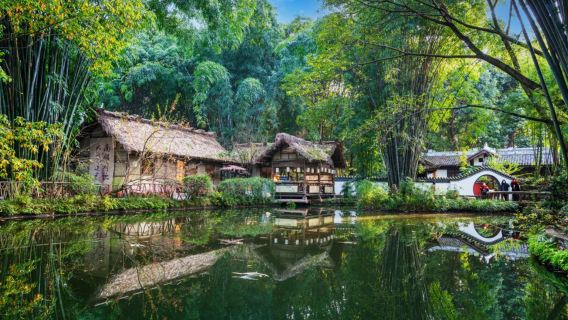Chengdu Du Fu Thatched Cottage Museum Expert Guide | Manual Guide + HD Bluetooth Headset + Multiple Sessions Available + Daily Departures