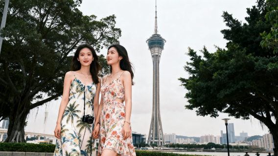 澳門旅遊塔Trip Moments【跟拍攝影親子照情侶閨蜜兒童跟拍家庭 Trip Moments】