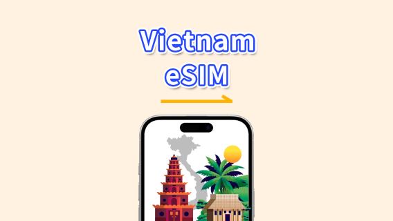 Vietnam eSIM | 5G/4G | Tägliches/Gesamt-Datenpaket | 1-30 Tage | Abrechnung nach natürlichen Tagen | QR-Code