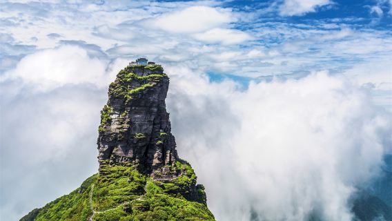 【梵淨山自由一日行】含大門票+觀光車+來回索道（東進東出）