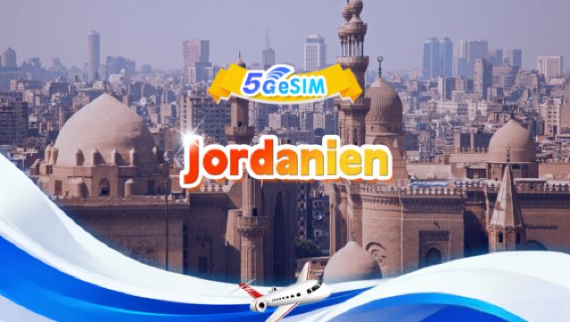 Jordan 5G/4G eSIM|Gesamtpaket|Insgesamt 1 GB–30 GB|3-30 Tage|24-Stunden-Format|QR Code