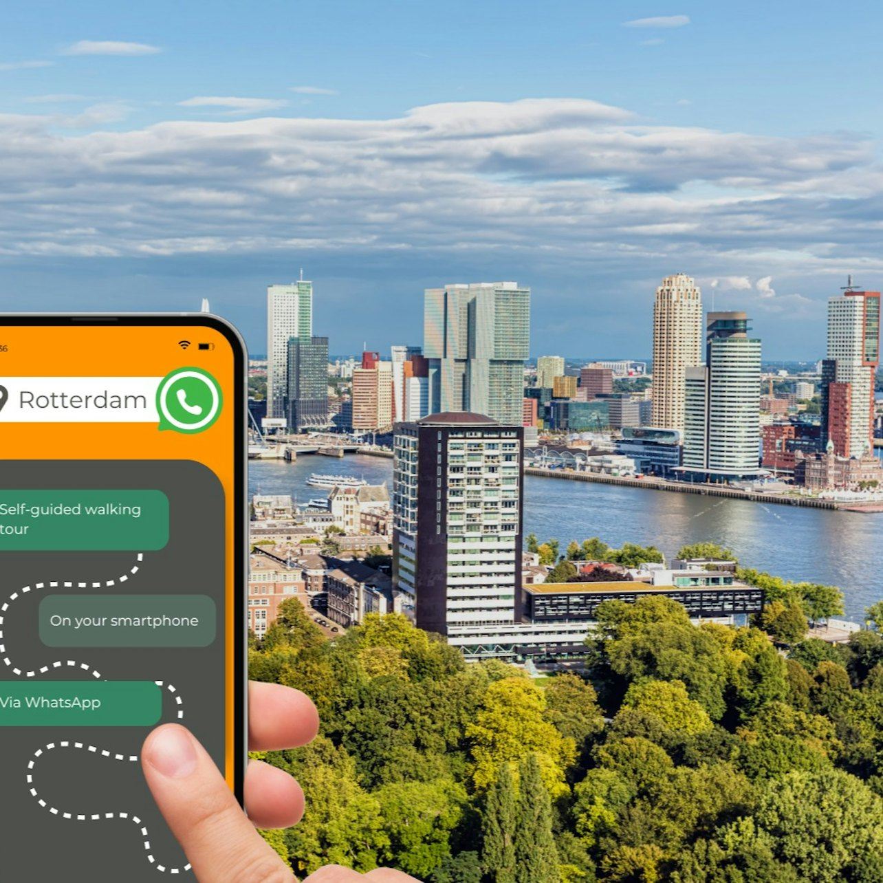 Rotterdam: Self-Guided History & Highlights Walking Tour