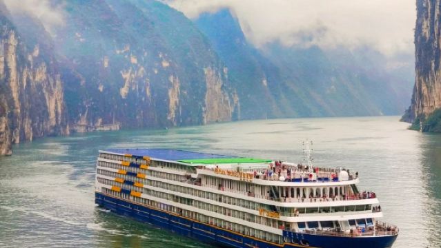 長江三峽/三峽遊輪/美維凱旋/三峽旅遊/電力推動新船/陽台間