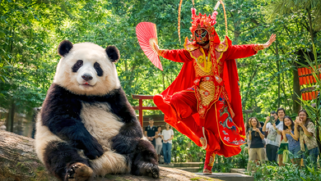 ทัวร์วันเดียวส่วนตัวในเมืองเฉิงตู: ฐานวิจัยการเพาะเลี้ยงหมีแพนด้ายักษ์เฉิงตู + ชิมชาและชมอุปรากรเสฉวนที่สวนสาธารณะประชาชน เมืองเฉิงตู