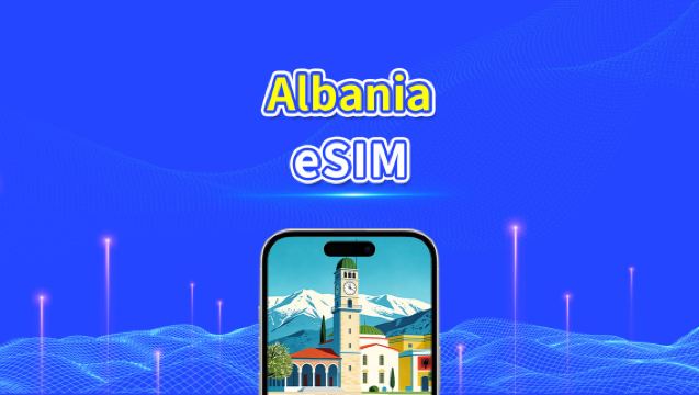 Albania eSIM 5G/4G | Cobertura de doble red | Paquete de datos diario/total | Facturación por 24 horas | 1–30 días | Código QR