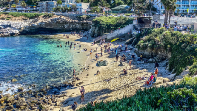 La Jolla Cove + USS Midway Museum + Sunset Cliffs Natural Park + Unconditional Surrender