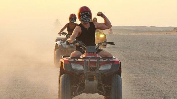 Makadi Körfezi'nden: ATV Turu ile Deve Turu ve Deniz Manzaralı