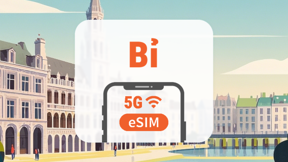 eSIM 5G Bỉ | All AI & TikTok | 1–30 ngày | QR Code