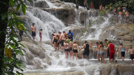 Ocho Rios: Blue Hole, Dunn's River & Reggae Hill Guided Tour