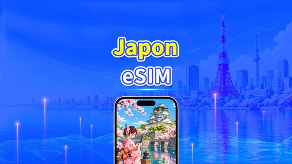 Japon 5G eSIM | 3 réseaux inclus | Forfait journalier/données totales | Facturation toutes les 24 heures | 1–30 jours | QR Code