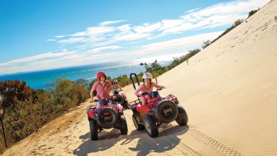 Crociera di un giorno da Tangalooma Sea to Sky con ATV Quad Bike