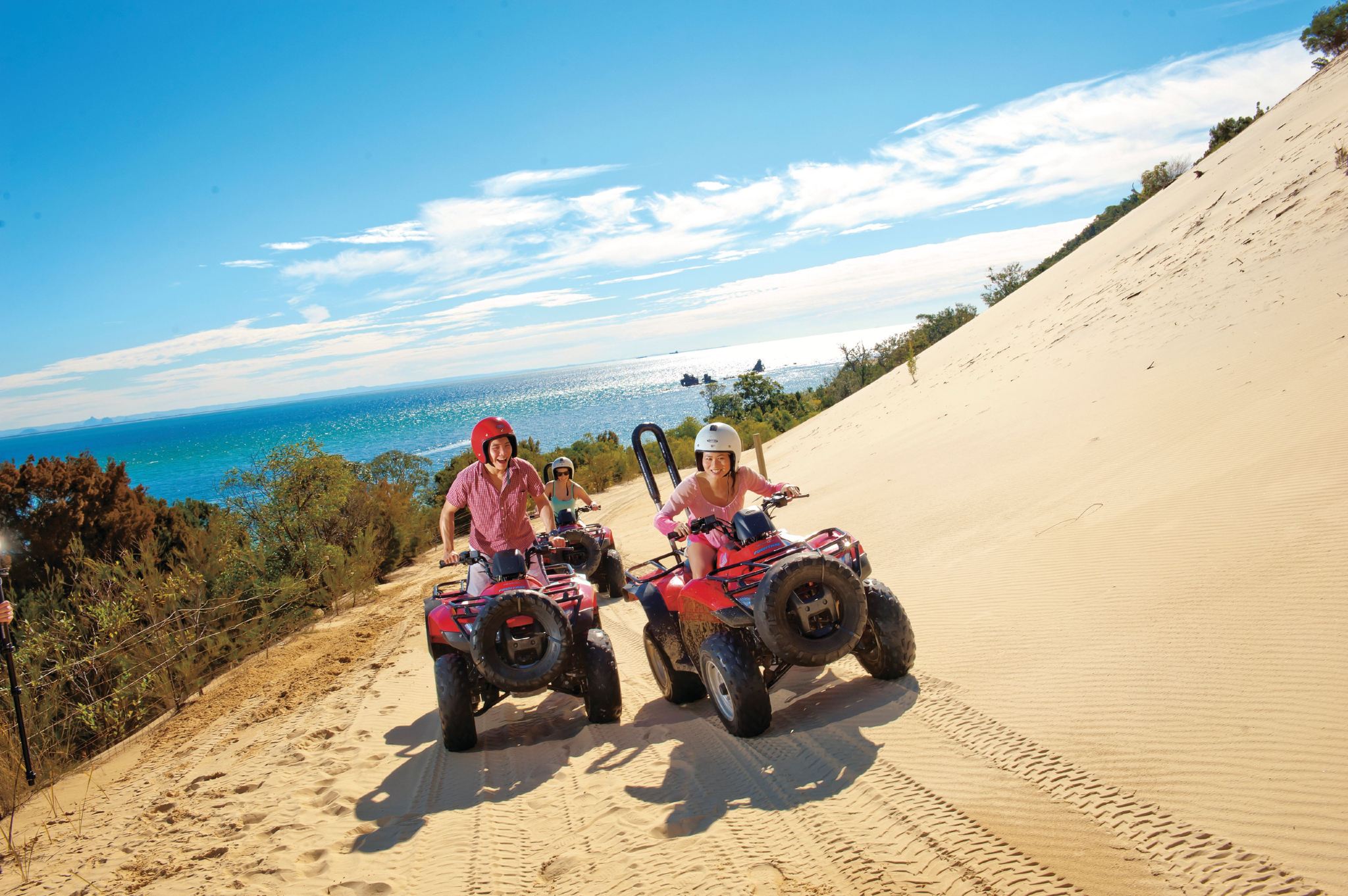 Tangalooma Sea to Sky Day Cruise with ATV Quad Bike