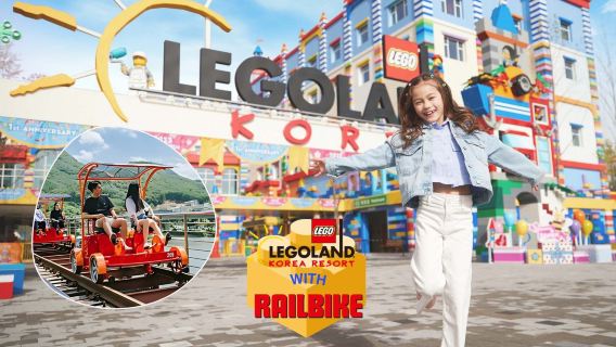A great choice for family travel|LEGOLAND® Korea Resort X Jiangchuan Rail Bike
