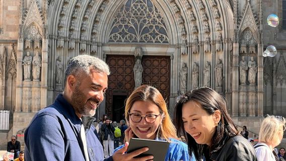 바르셀로나: 고딕 지구 투어 (플라멩코 쇼 + 타파스 저녁 식사 포함)
