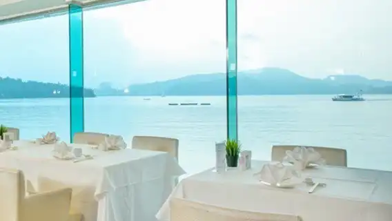 力麗俪山林會館日月潭館魚藻餐廳雙人晚餐套餐(假日不加價)