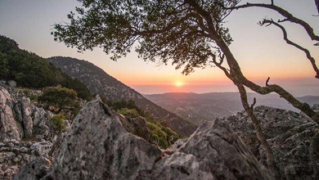 Rhodes: Profitis Ilias Guided Sunset Hike