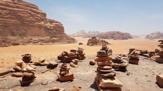 Punti salienti del Wadi Rum: tour in jeep di 4 ore - mattina o tramonto.