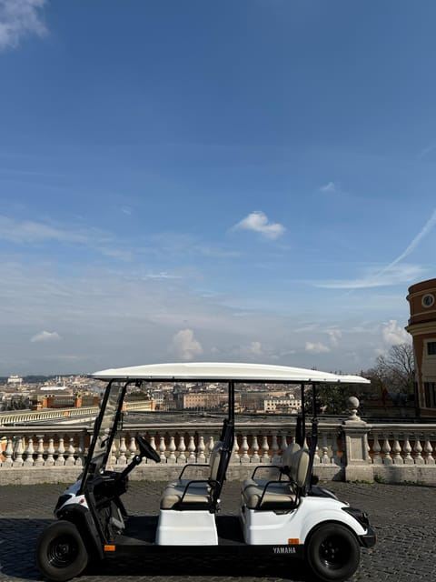 Rome: Golf Cart Sightseeing Pick up Tour