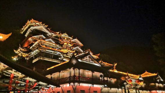 Departing from Chongqing: Chiyou Jiuli City and Wujiang River Gallery - One-Day Chinese Group Tour (Includes Boat Ride)