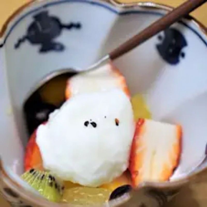 58 Japan Nara beliebte Gourmetküche der alten Hauptstadt Nara Japanische Küche Weiß