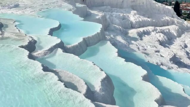 터키 쿠샤다스 + 파묵칼레 당일 치기 여행|푸르고 하얀 환상은 마치 신이 엎질러진 우유병 같아요