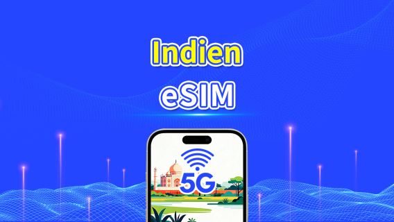 Indien eSIM | 4G | Tägliches/Gesamt-Datenpaket | 1-30 Tage | Abrechnung nach Kalendertagen | QR-Code