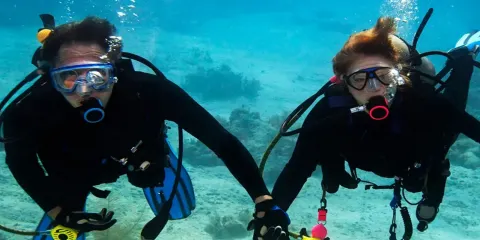 阿聯酋杜拜ScubaDive.ae+朱美拉公共海灘體驗潛水水肺潛水0.5小時【杜拜水肺潛水體驗】