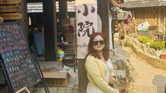 Passeio puro [Tour com carro fretado] | Passeio de um dia à Montanha Jingmai + Aldeia Antiga Nuogan + Aldeia Antiga Wengji