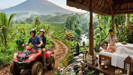 All-in-One Adventure: Quad Bike Ride & Full-Body Spa Package