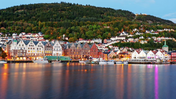 Norway Bergen sewaan peribadi lawatan sehari|Bryggen + Gunung Fløyen + Kubu Bergen