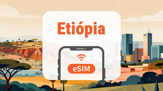 Etiópia eSIM | Todos os AI & TikTok | 1–30 Dias | Código QR