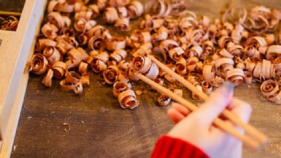 Kyoto: Handmade Chopsticks Making Class with Japanese Woods